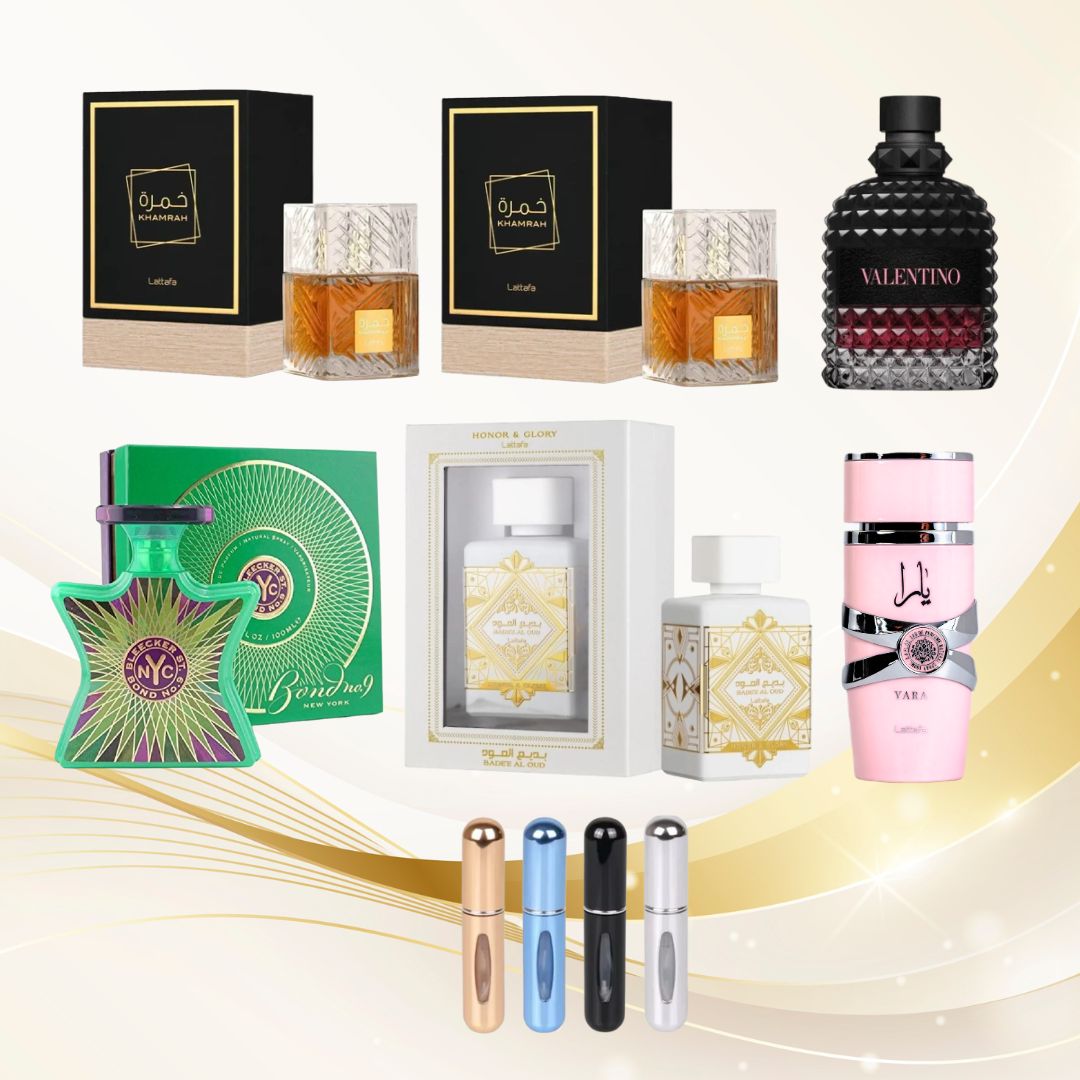 COMBO ADVANCE 6 PERFUMES + 4 PERFUMEROS